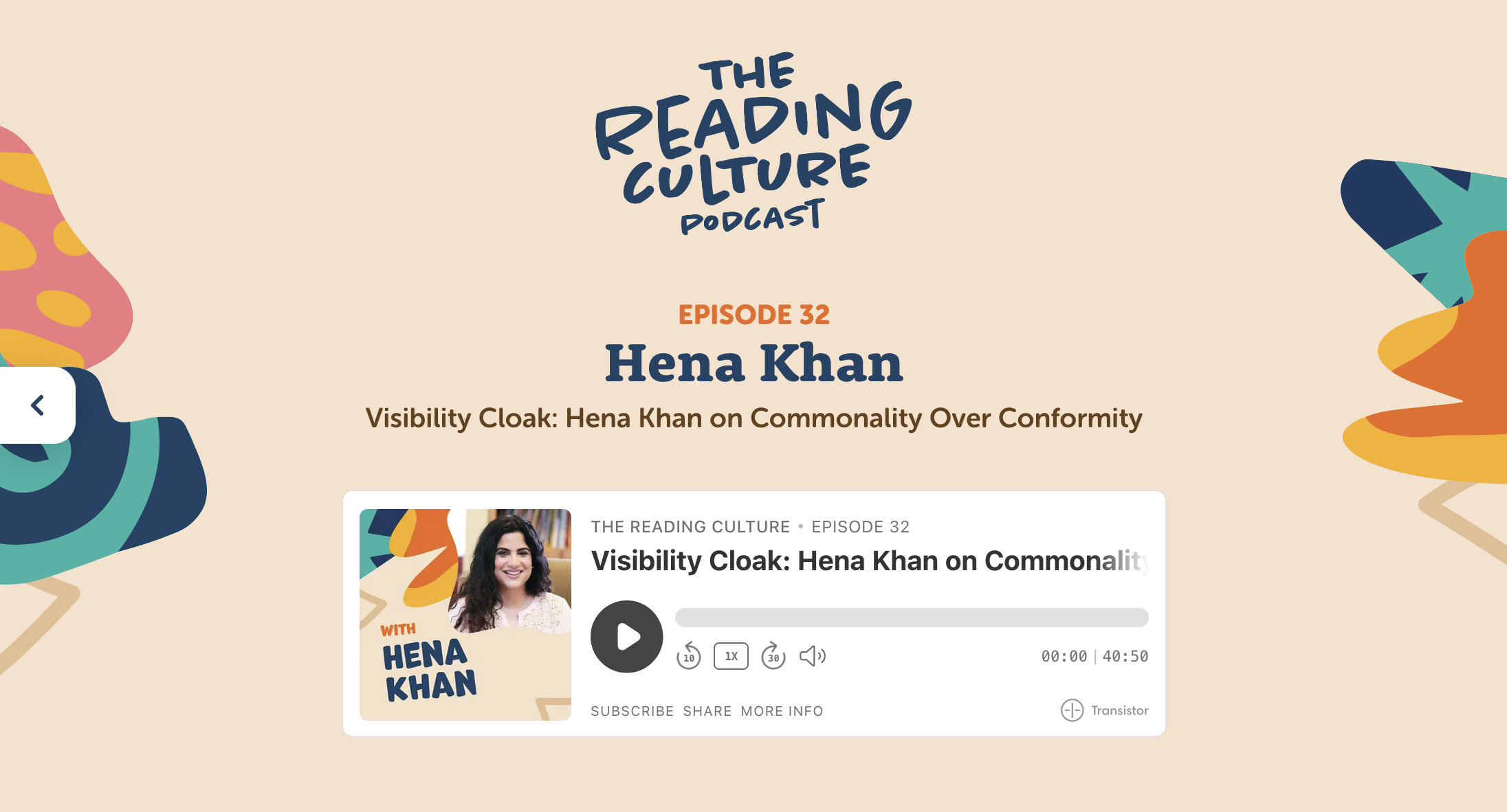 Visibility Cloak: Hena Khan on Commonality Over Conformity
